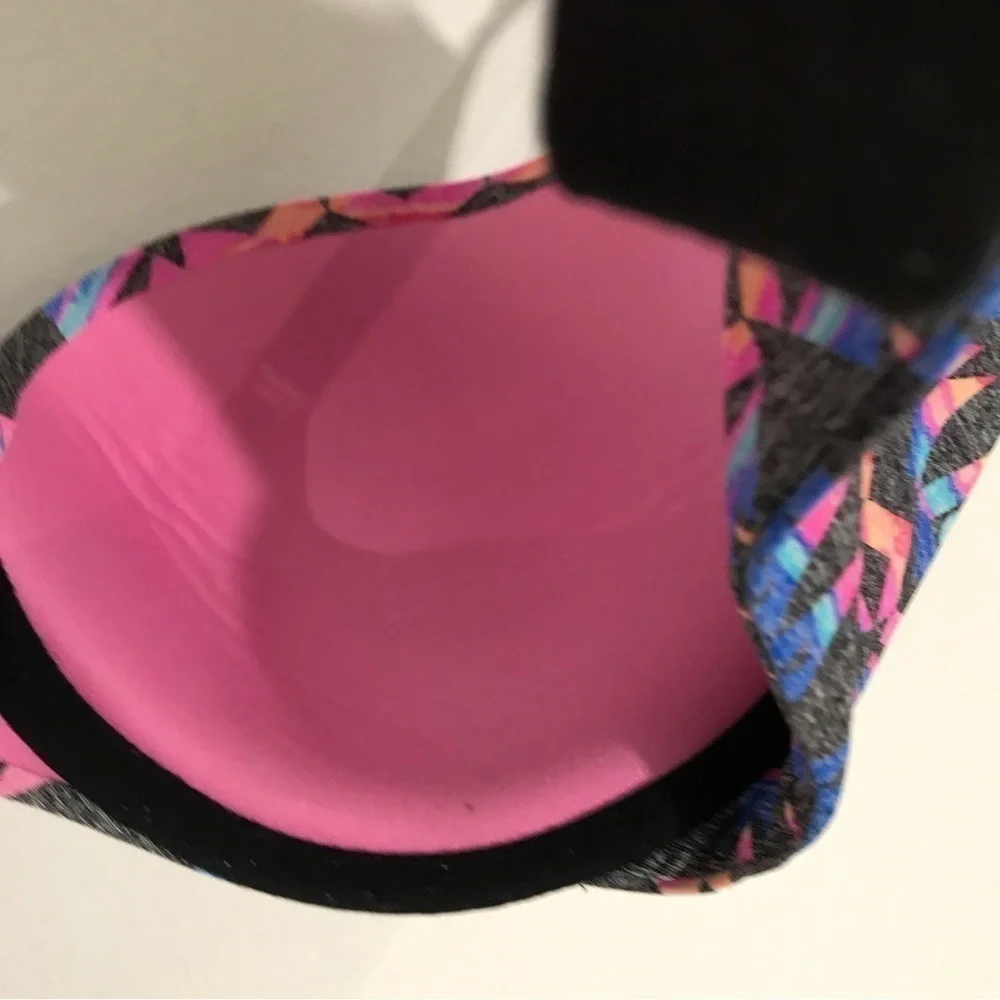 Victoria Secret Pink Pastel Color Pallet Aztec Print Light Life Bra size 34D